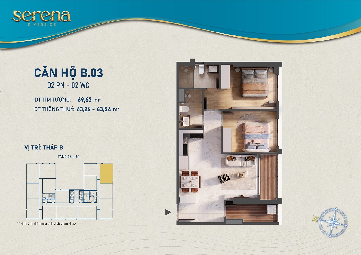 Thiết kế chi tiết Căn hộ b-6-3