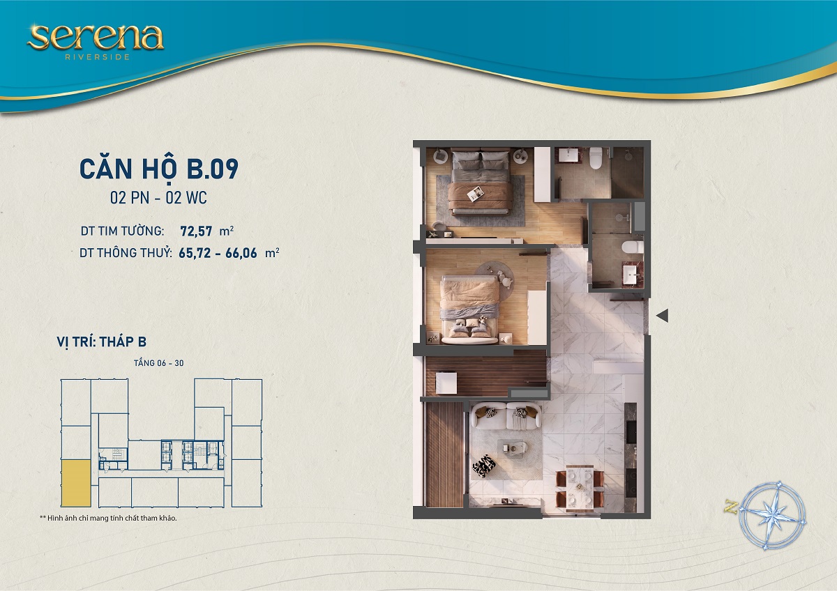 Thiết kế chi tiết Căn hộ b-6-9
