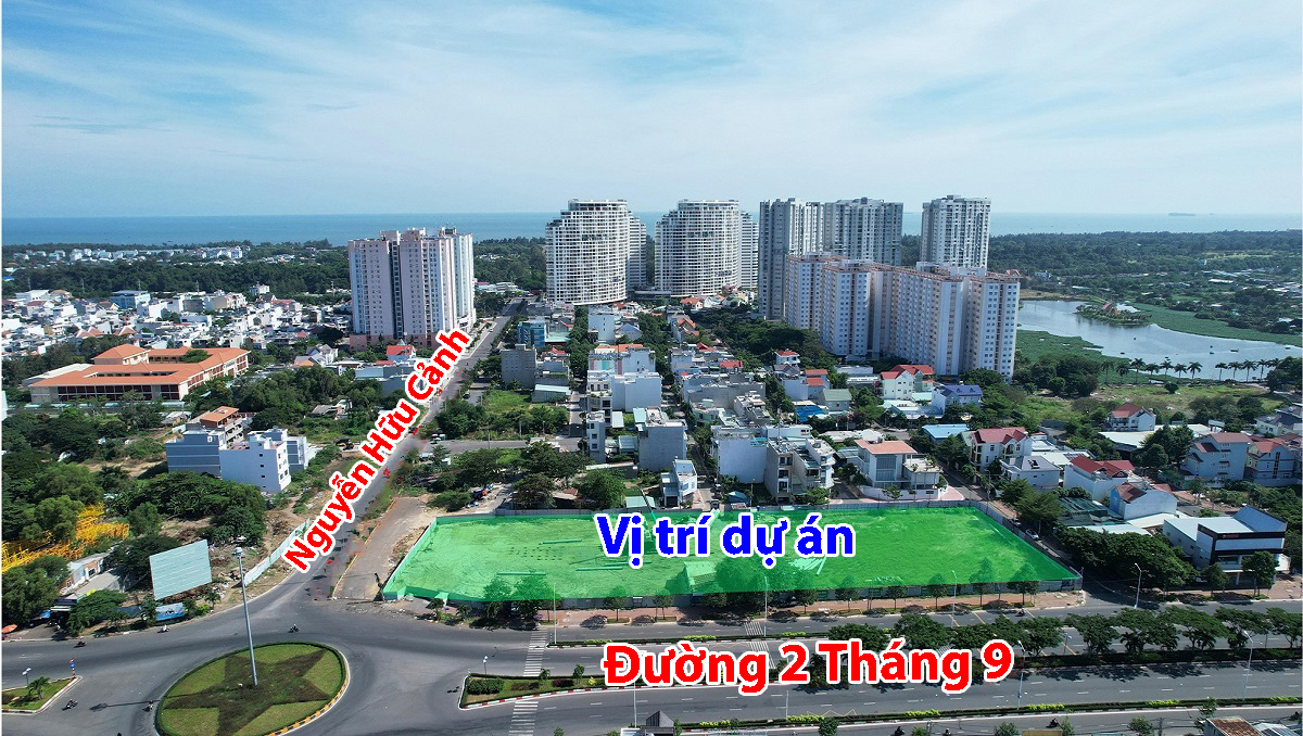 thực tế vị trí chung cư Vũng Tàu Chí Linh Center 2