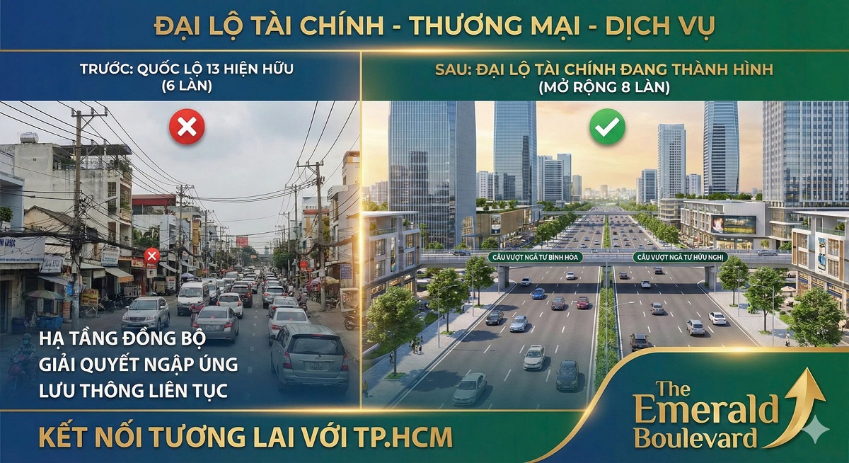 Vị trí Emerald Boulevard