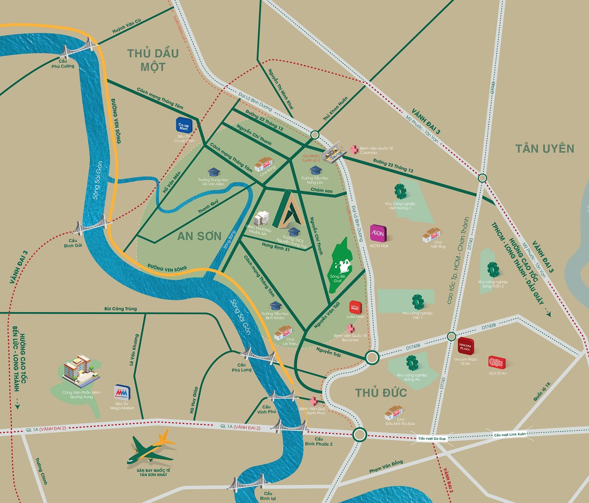 Vị trí Emerald Garden View