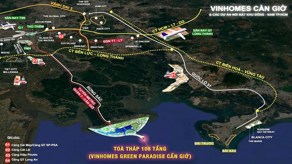 tiến độ Vinhomes Cần Giờ