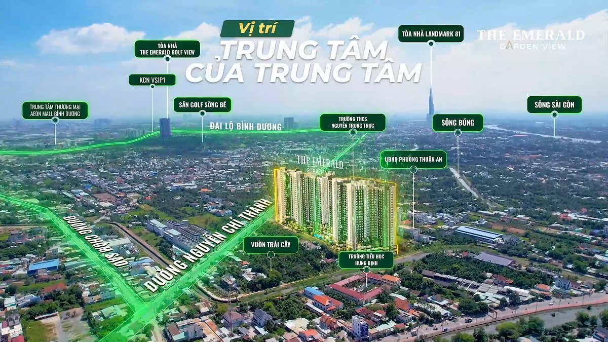 Vị trí Emerald Garden View