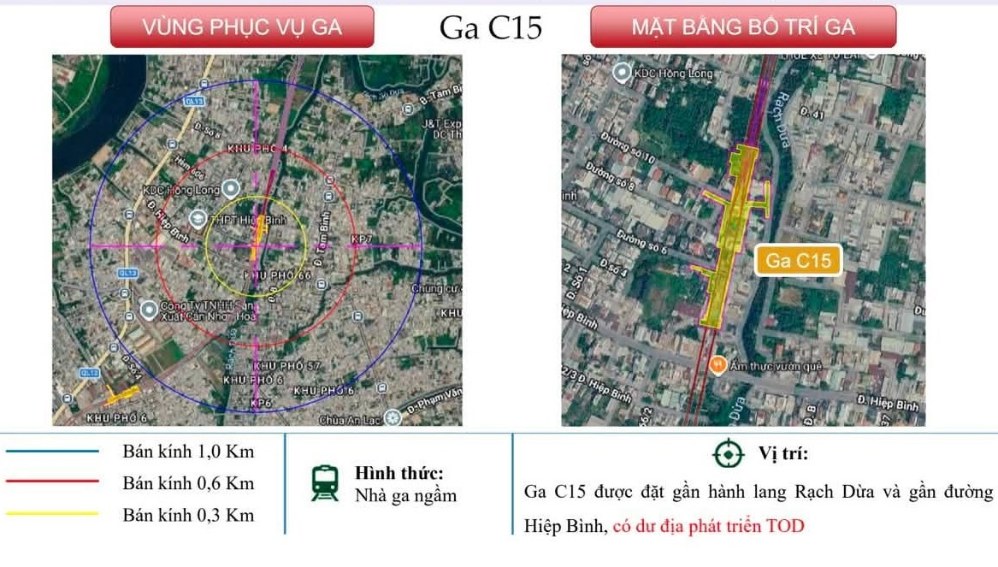 Nhà Ga C15 tuyến metro Thủ Dầu Một - Tao Đàn