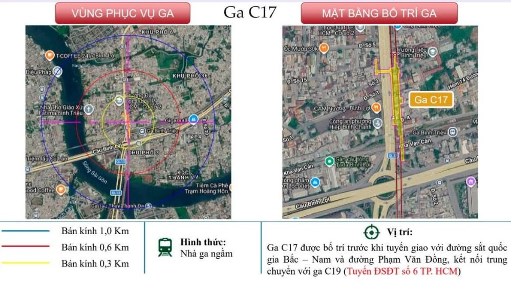 Nhà Ga C17 tuyến metro Thủ Dầu Một - Tao Đàn