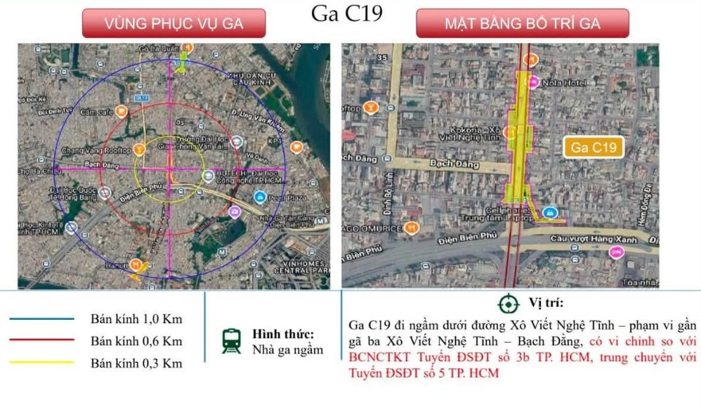 Nhà Ga C19 tuyến metro Thủ Dầu Một - Tao Đàn