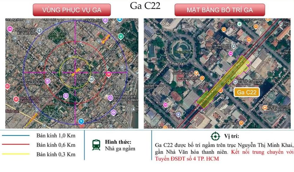 Nhà Ga C22 tuyến metro Thủ Dầu Một - Tao Đàn